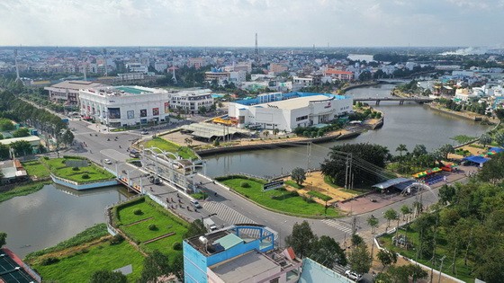 隆安省新安市一瞥。（圖源：隆安在線）