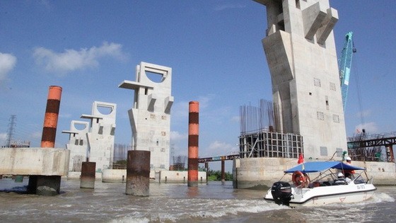 施工中的治水項目。（圖源：民智）