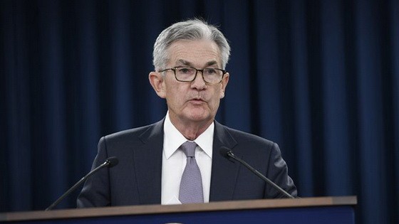 9月18日，在美國首都華盛頓，美國聯邦儲備委員會主席鮑威爾在新聞發布會上講話。（圖源：新華社）