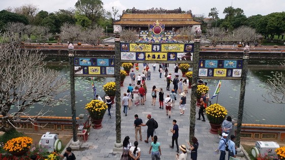 順化皇城每年吸引了數百萬次遊客前往觀光遊覽。（圖源：凱俊）