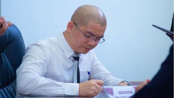 圖為阿里巴巴房地產股份公司董事長兼總經理阮泰練。（圖源：田升）