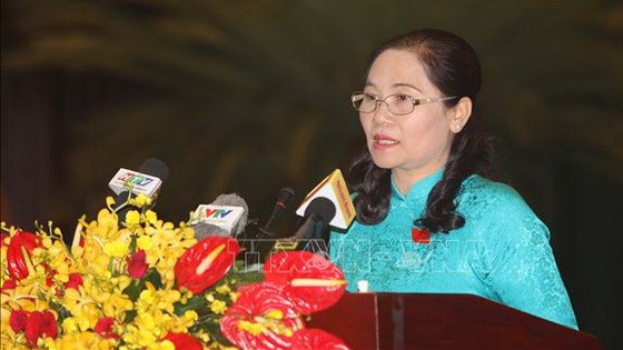 市人民議會主席阮氏麗。（圖源：越通社）