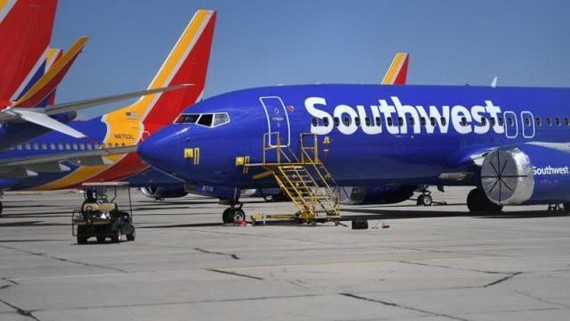 美國西南航空公司的波音737Max飛機。（圖源：互聯網）