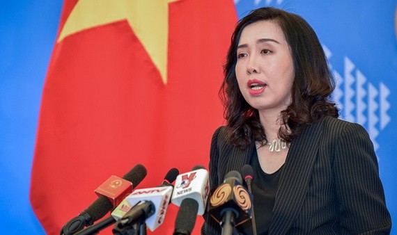 外交部發言人黎氏秋姮。（圖源：越玲）
