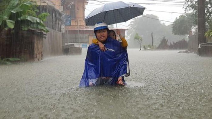 榮市本月16日雨後嚴重受淹。(圖源:勞動者報)