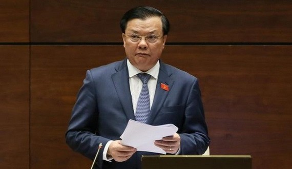 財政部長丁進勇向國會匯報與答詢2019年財政預算落實情況、2020年財政預算及2016-2020年五年財政計劃。（圖源：清阮）