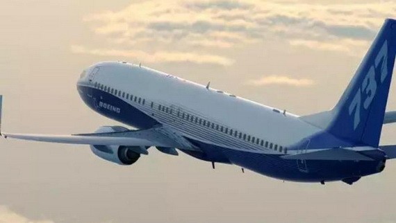圖為美國波音737NG飛機飛行照片。（圖源：互聯網）