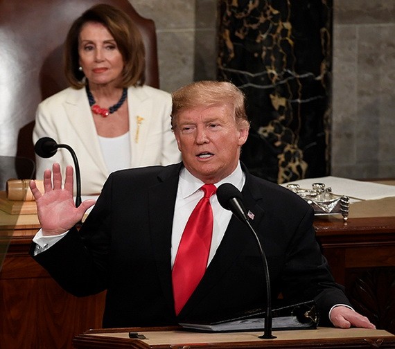 當地時間3日，美國距離2020年總統大選投票日開始進入一週年倒計時。美國總統特朗普為了連任，努力淡化彈劾調查的重要性。（圖源：Getty Images）