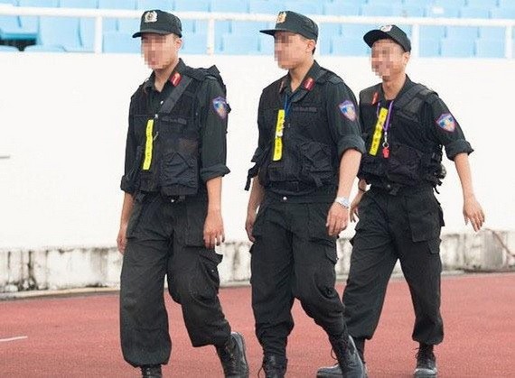 B.A 保安制服類似警察遭罰款1500萬元。（示意圖源：互聯網）