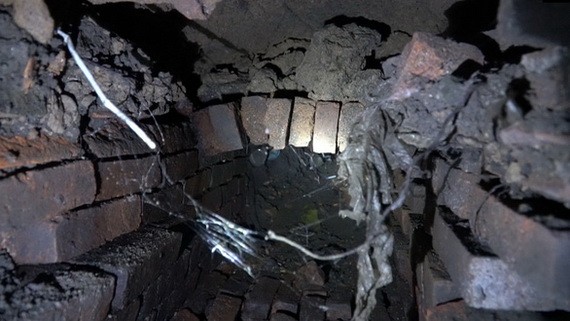 自法屬時期建設現已破舊、損壞的排水系統一瞥。（圖源：互聯網）