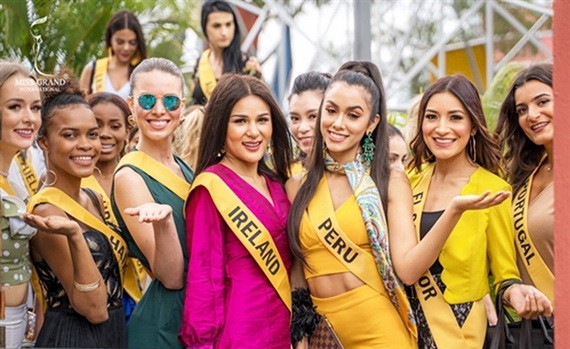 在各國際選美比賽，若干國家的投票結果佔優勢。