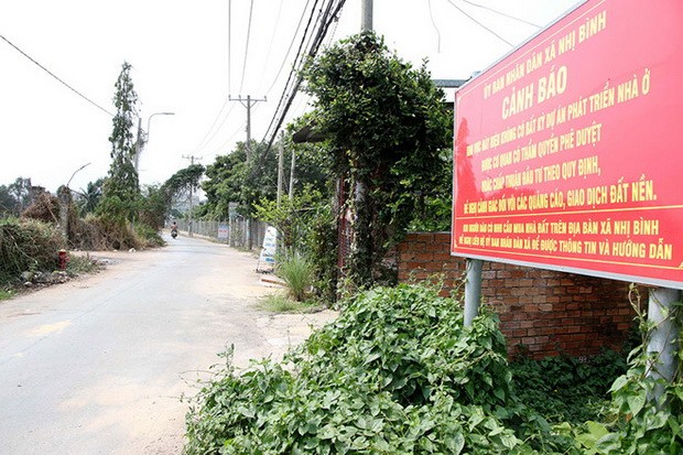 多處地方政府要設立警示牌以防客戶誤購“影子”項目。