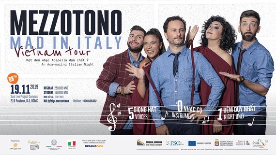 Mezzotono無伴奏合唱這人聲樂隊。（圖源：宣傳海報）