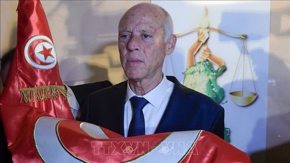 突尼西亞共和國總統凱斯‧賽義德。（圖源：越通社）