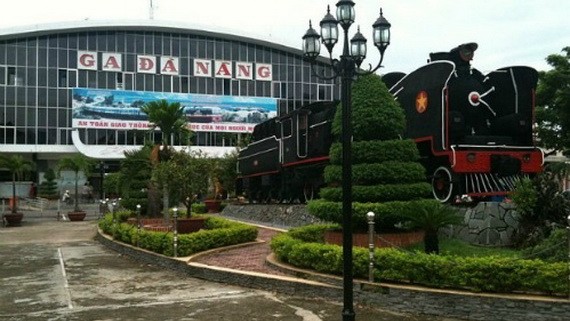 峴港市火車站一隅。（圖源：互聯網）