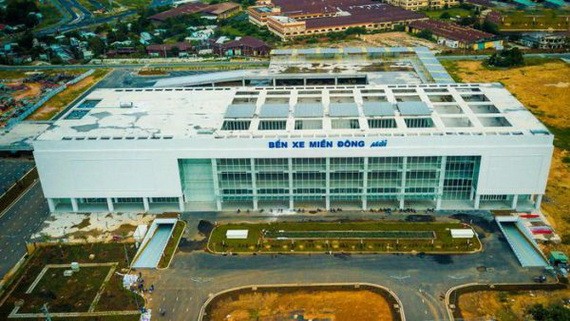 從高處俯瞰的新東區車站現狀一瞥。（圖源：Vietnamdaily）