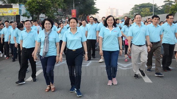 “為窮人”並肩同行活動一隅。（圖源：市黨部新聞網）