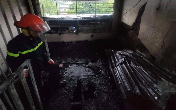 火警熄滅後的現場。（圖源：Kenh14.vn）