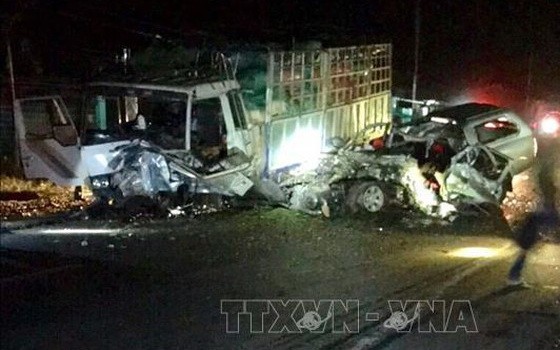 車禍現場。（圖源：越通社）