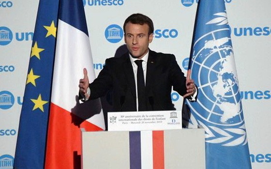 法國總統馬克龍。（圖源：互聯網）