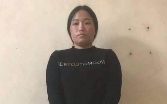 被抓獲的女竊賊陳氏紅。（圖源：PV）