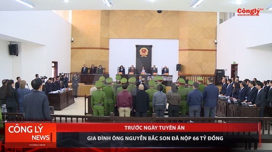 庭審現場一瞥。（圖源：視頻截圖）