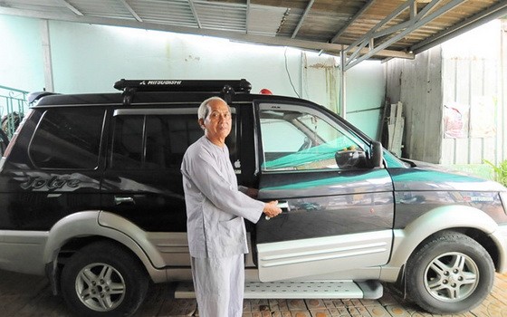 阮文幸的免費載送車。