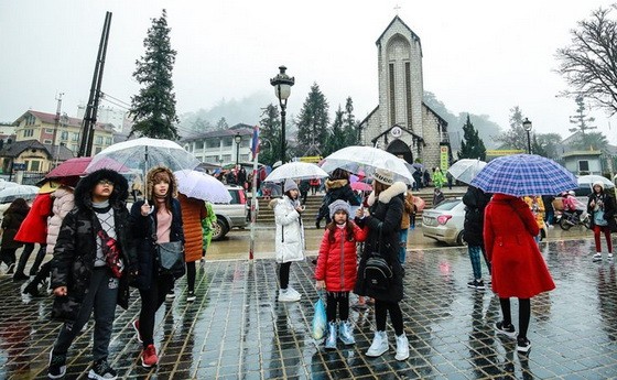 觀光沙巴的遊客眾多。