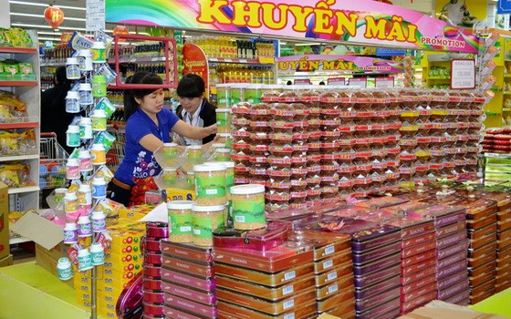 Co.op mart超市各種年貨供應充足。