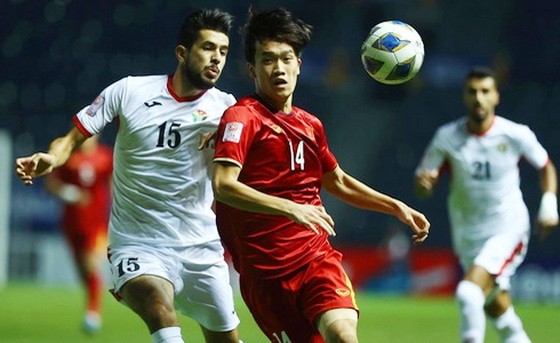 越南-約旦比賽一瞥。（圖源：互聯網）