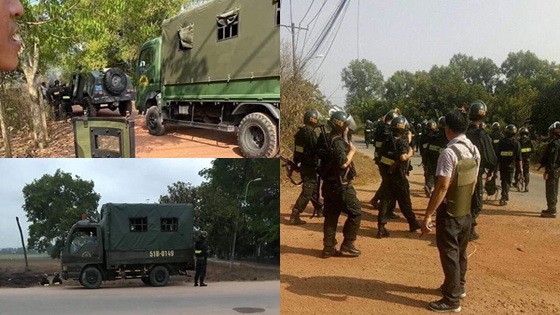 市公安廳出動武警部隊圍捕殺人嫌犯。（圖源：PV）