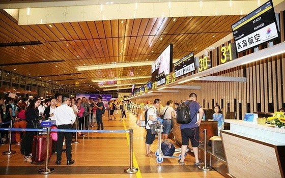 圖為雲屯機場CHK國際航站樓一隅。（圖源：田升）