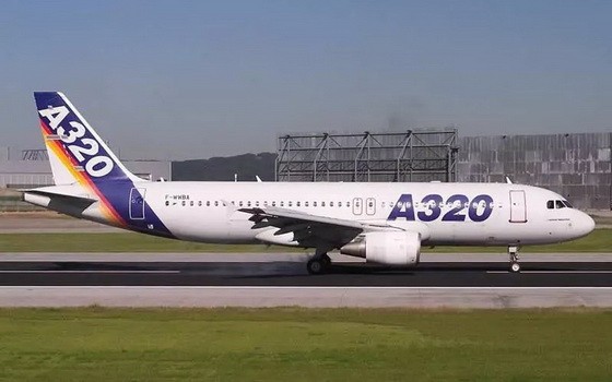 圖為一架空客 A320客機。（圖源：互聯網）