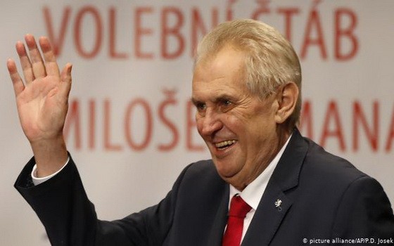 捷克共和國總統米洛什‧澤曼。（圖源：AP）