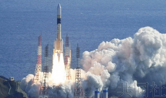 H2A火箭成功發射。（圖源：共同社）