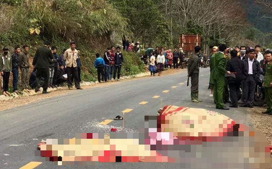 車禍現場，3人當場死亡。（圖源：VNN）