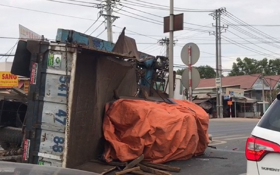 事故現場。（圖源：香芝）
