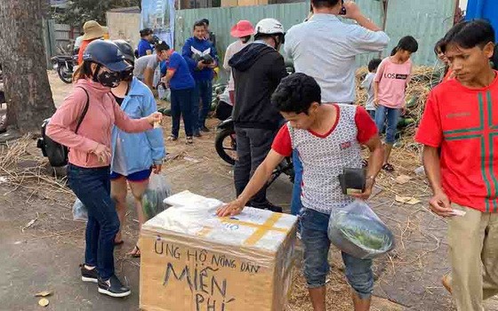 民眾紛紛捐款輔助農民。（圖源：陲楊）