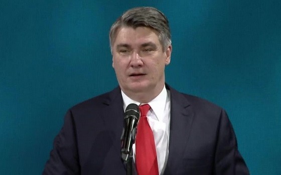 克羅地亞共和國總統佐蘭‧米拉諾維奇。（圖源：HRT）