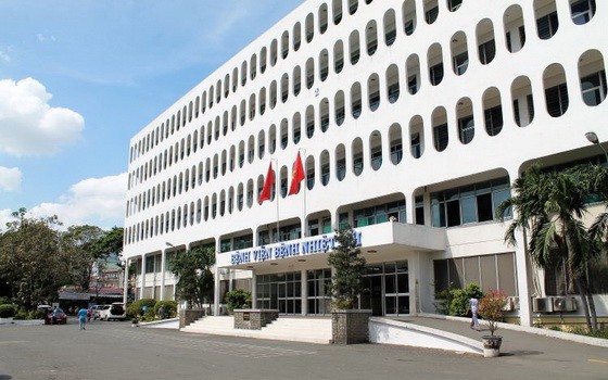 圖為本市熱帶病醫院一瞥。