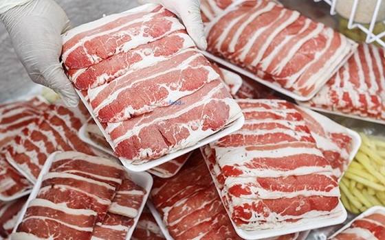 圖為進口的美國牛肉。（示意圖源：互聯網）