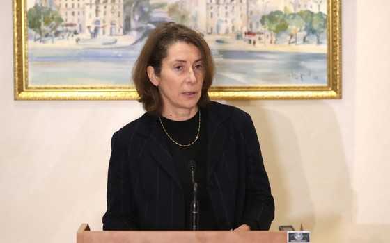 歐安組織特別代表海迪‧格勞。（圖源：新華社）