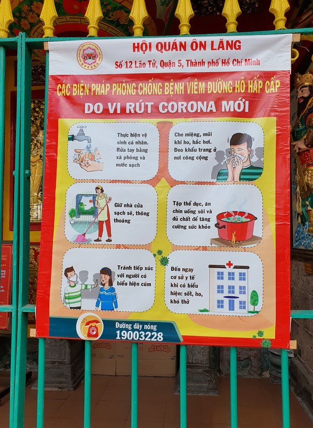 防控新型冠狀病毒疫情  各華人會館做好防範工作 ảnh 1