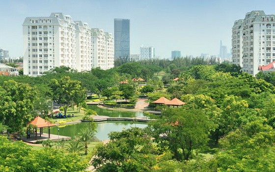 圖為富美興都市區的南園公園一瞥。（圖源：秋莊）