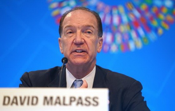 世界銀行行長戴維·馬爾帕斯。（圖源：新華社）