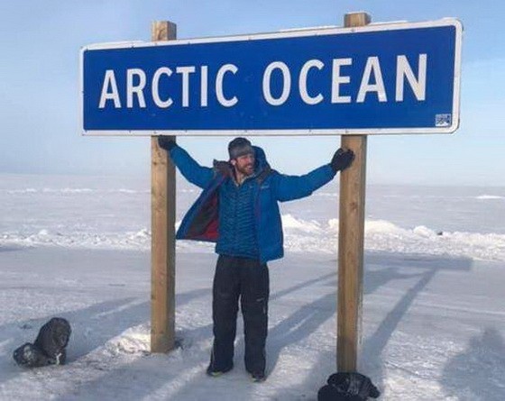 來自渥太華的史蒂文‧傑克遜最後一個完成比賽。（圖源：6633 Arctic Ultra推特）