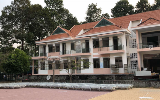 圖為本市在芹耶縣增設的新冠肺炎定點醫院一瞥。（圖源：市衛生廳）