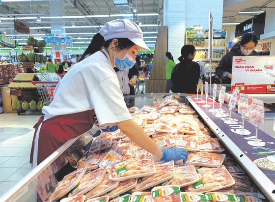 超市貨源充足。