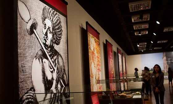 當地時間2019年9月2日，巴西國家博物館火災週年紀念日， 國家博物館在合作機構開設了一個新的展覽，展出了部分從火災中找到並修復的文物。（圖源：互聯網）