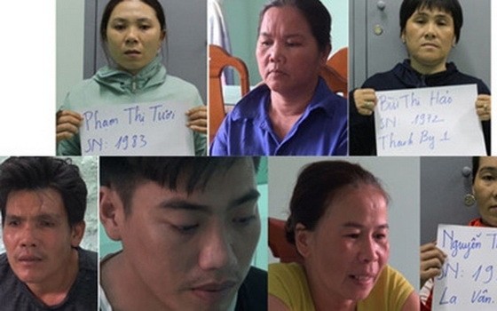 被起訴的 7名嫌犯。（圖源：警方提供）